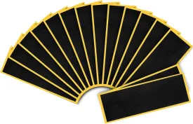 15Pcs Fingerboard Foam Grip Tape, Quality Wooden Board Strong Adhesive Foam Anti Slip Stickers Black Mini Skateboard Grips Tape 4.33x1.5inch (Black 15Pcs)