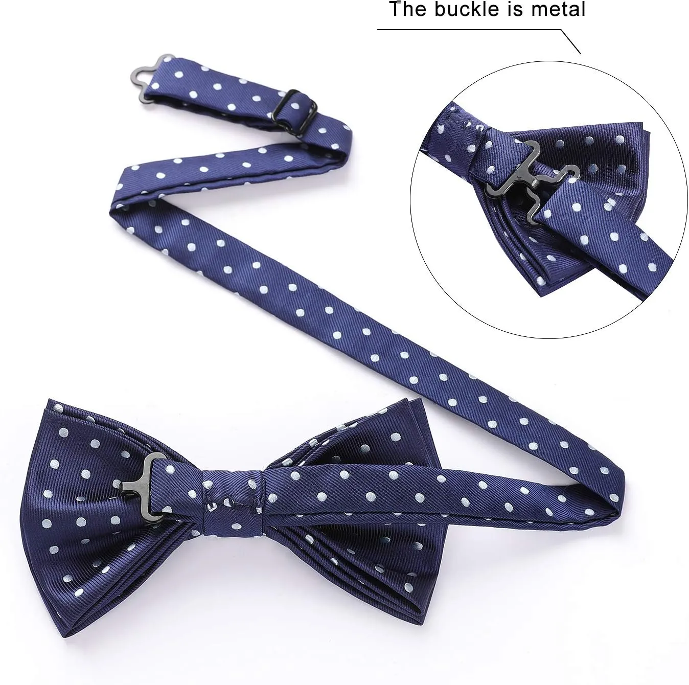 3/6 Pack Bow Tie Paisley Plaid Dot Pre-Tie Bow Tie Classic Formal Bow Ties for Men Adjustable Bowtie Tuxedo Wedding
