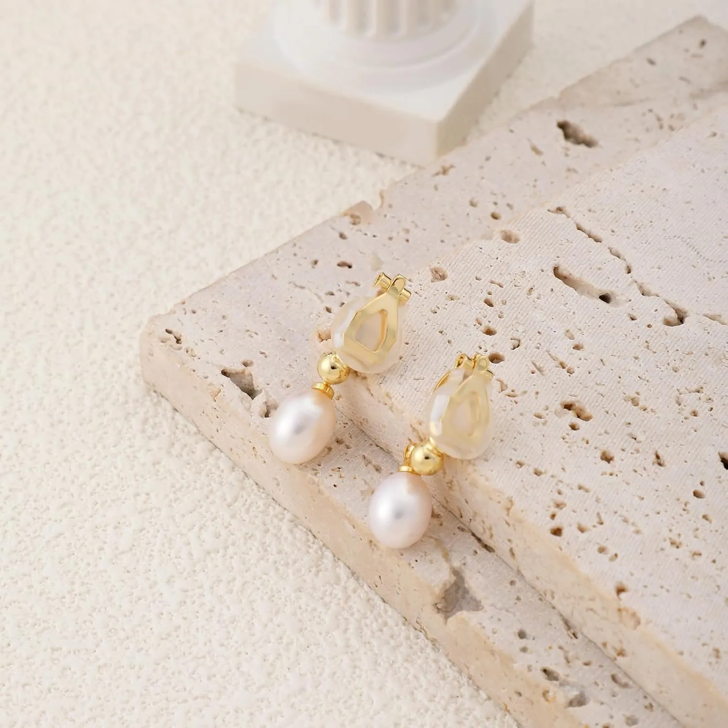 3Pcs Ear Cuff Earrings for Women, 14K Gold Plated Gold Ear Cuffs Non Pierced Ear Clips Cartilage Wrap Ear Cuff CZ Earring Set for Women Trendy Jewelry