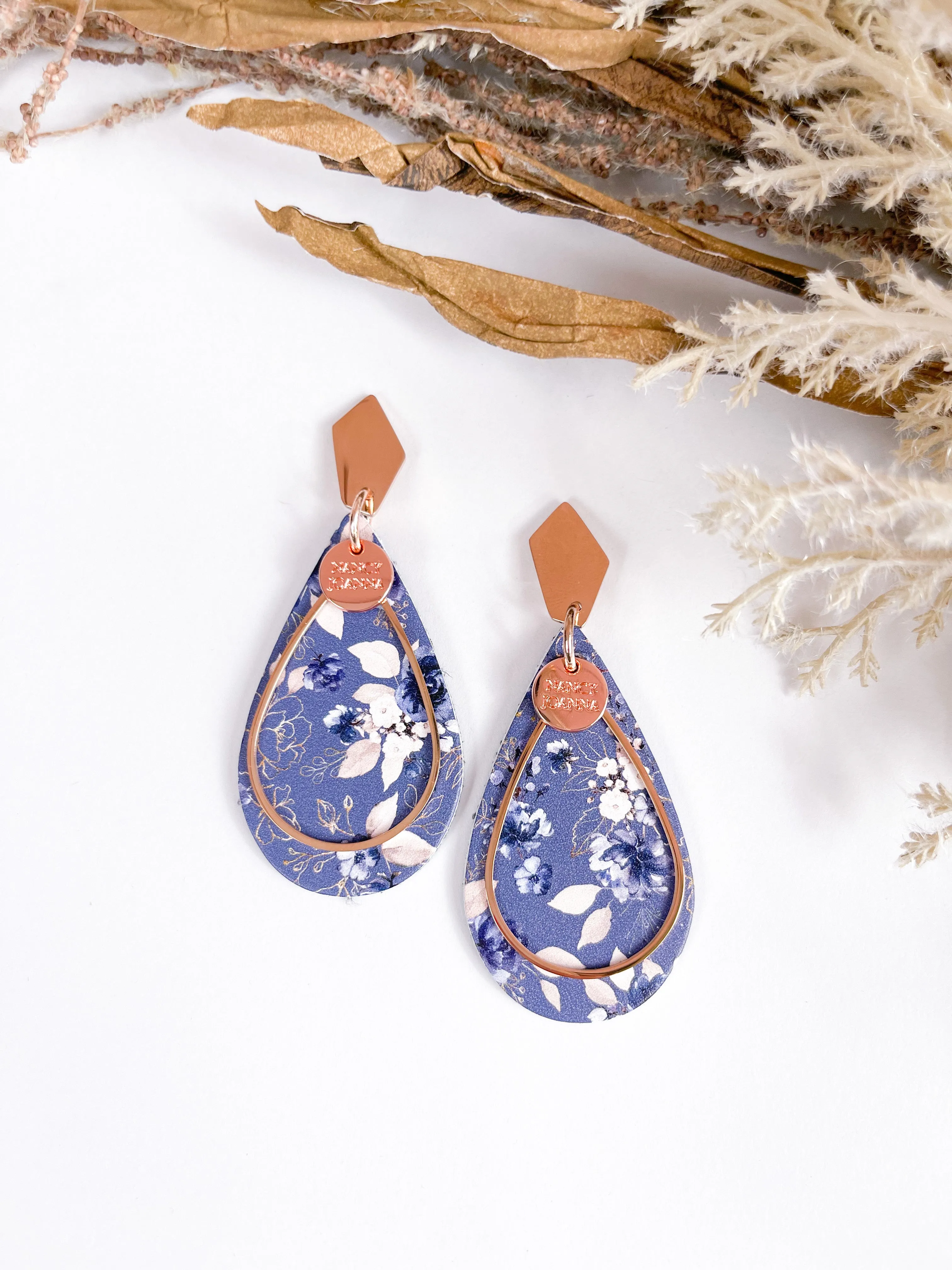 BLUE ORIENTAL TEARDROPS
