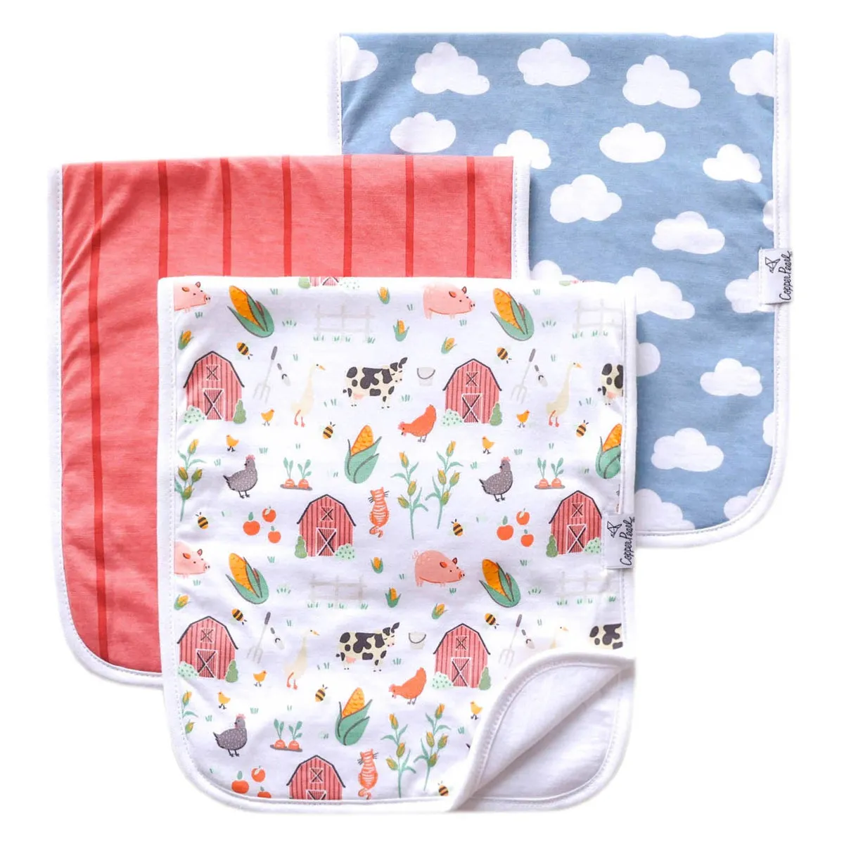 Burp Cloth Set ~ Various Styles