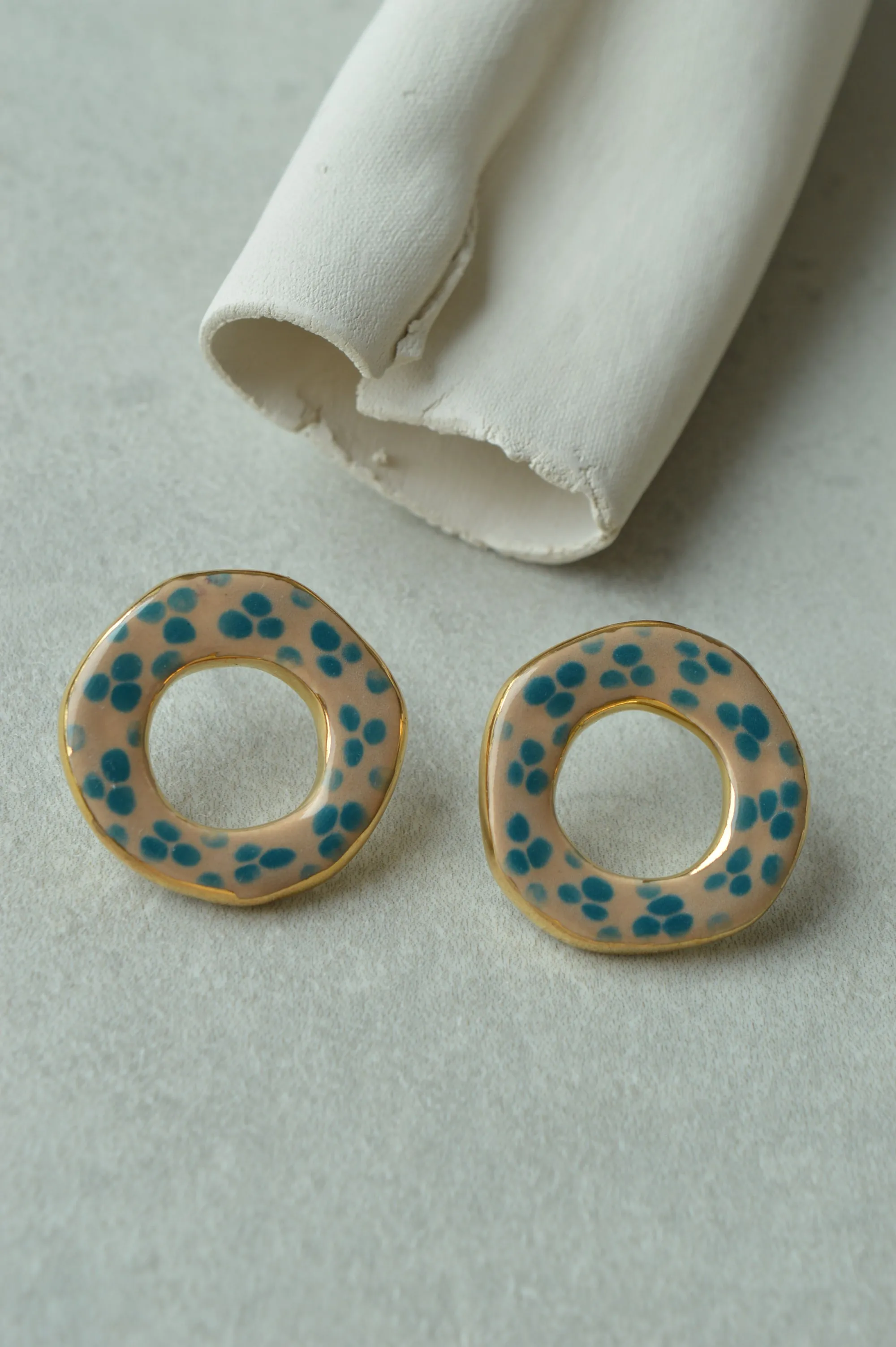 Ceramic earrings No. 26