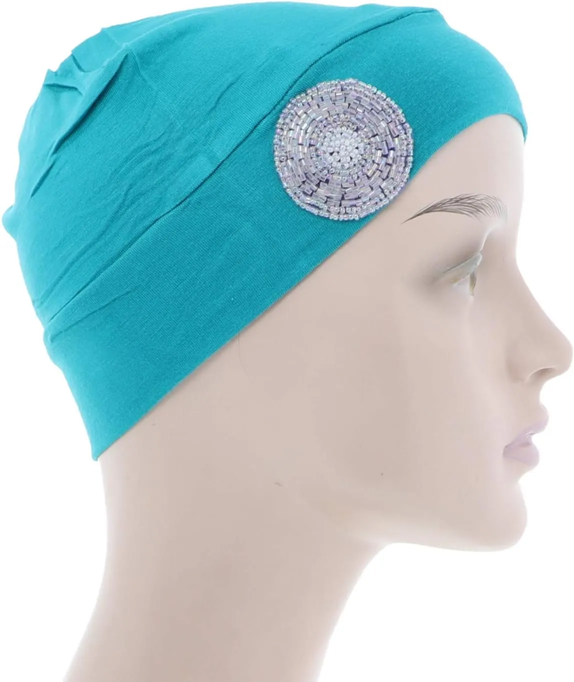 Chemo Beanie Sleep Cap Ultra Soft with Lavender Bling