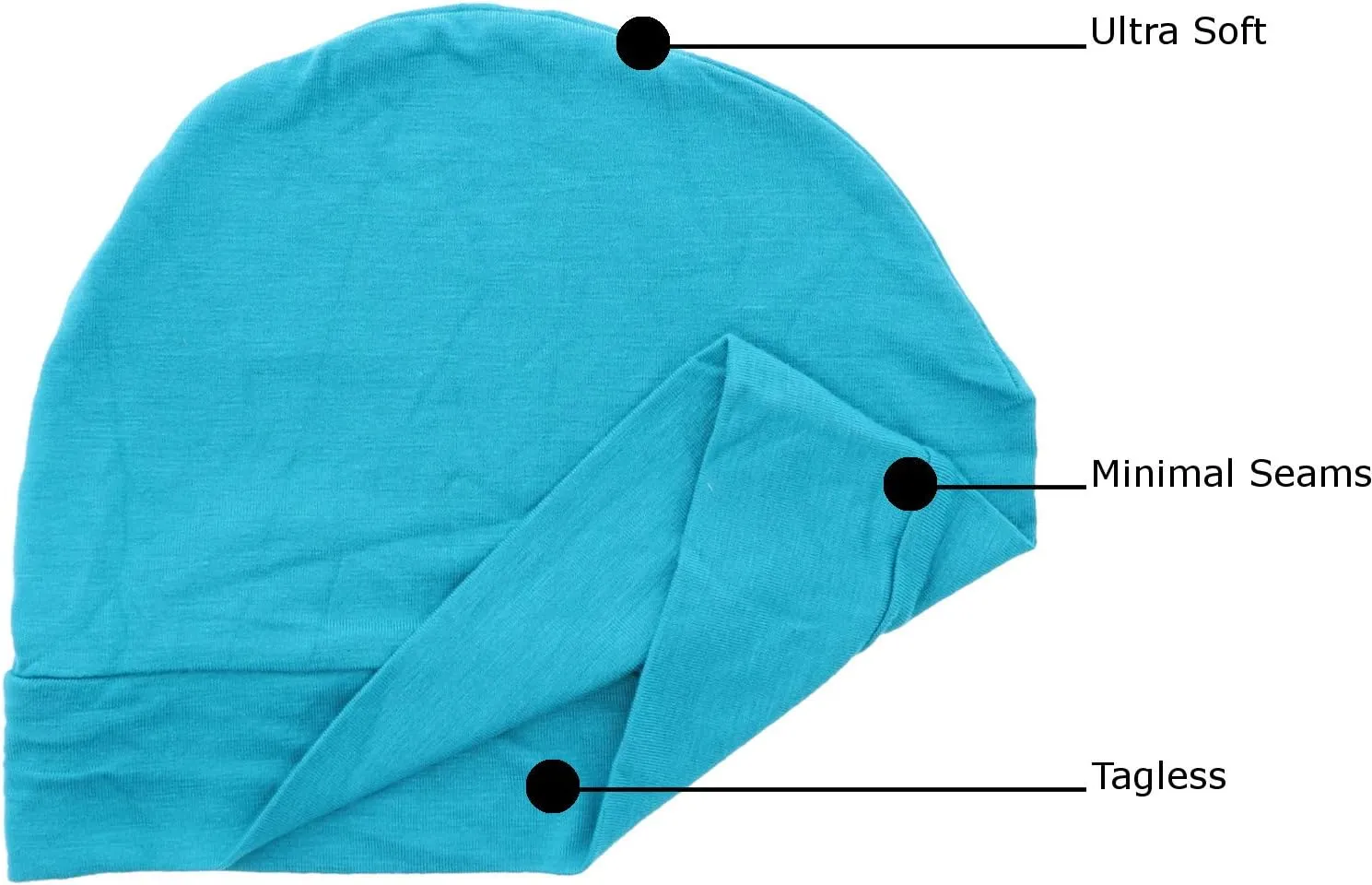 Chemo Beanie Sleep Cap Ultra Soft with Lavender Bling