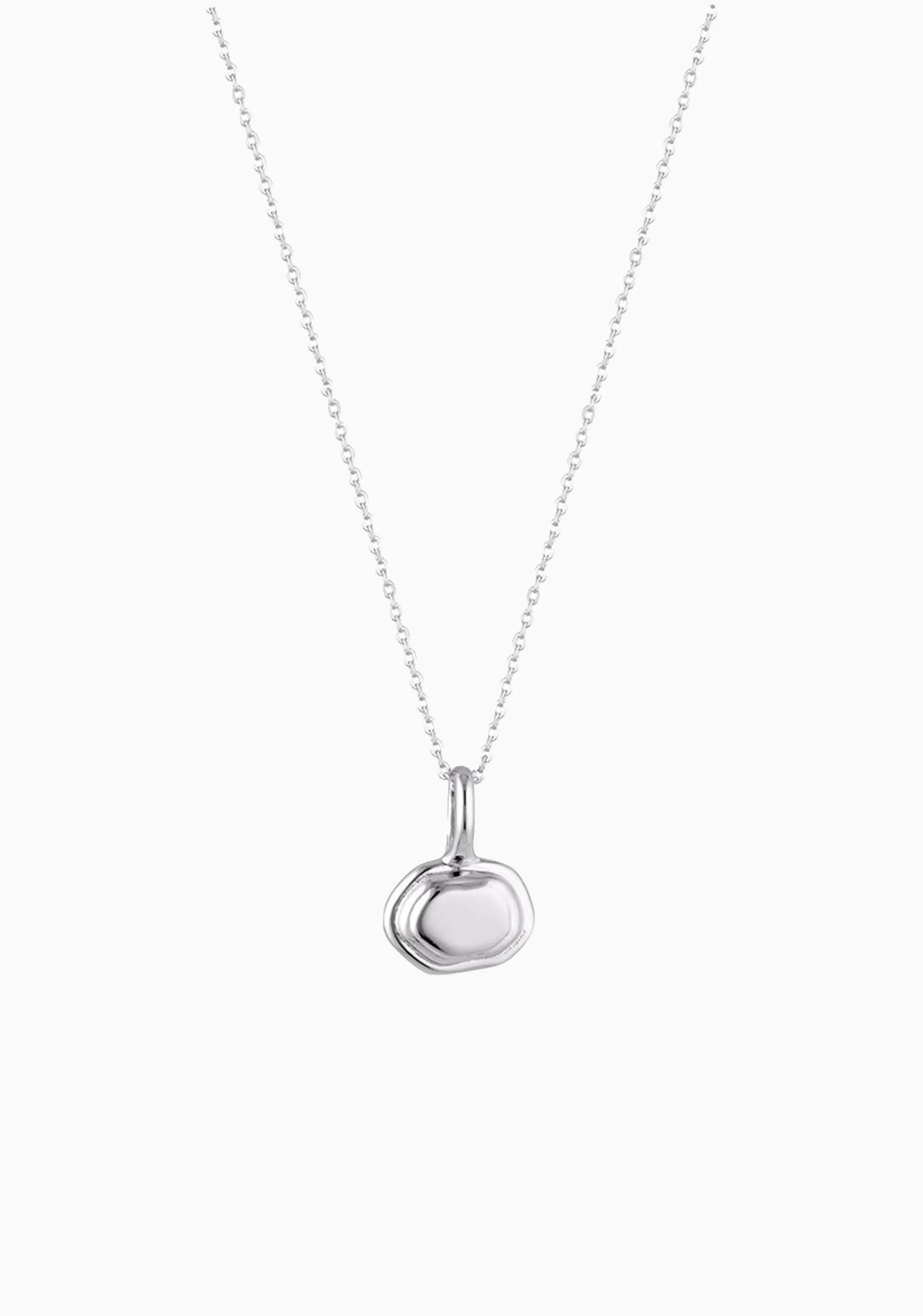 Contour Necklace_Silver