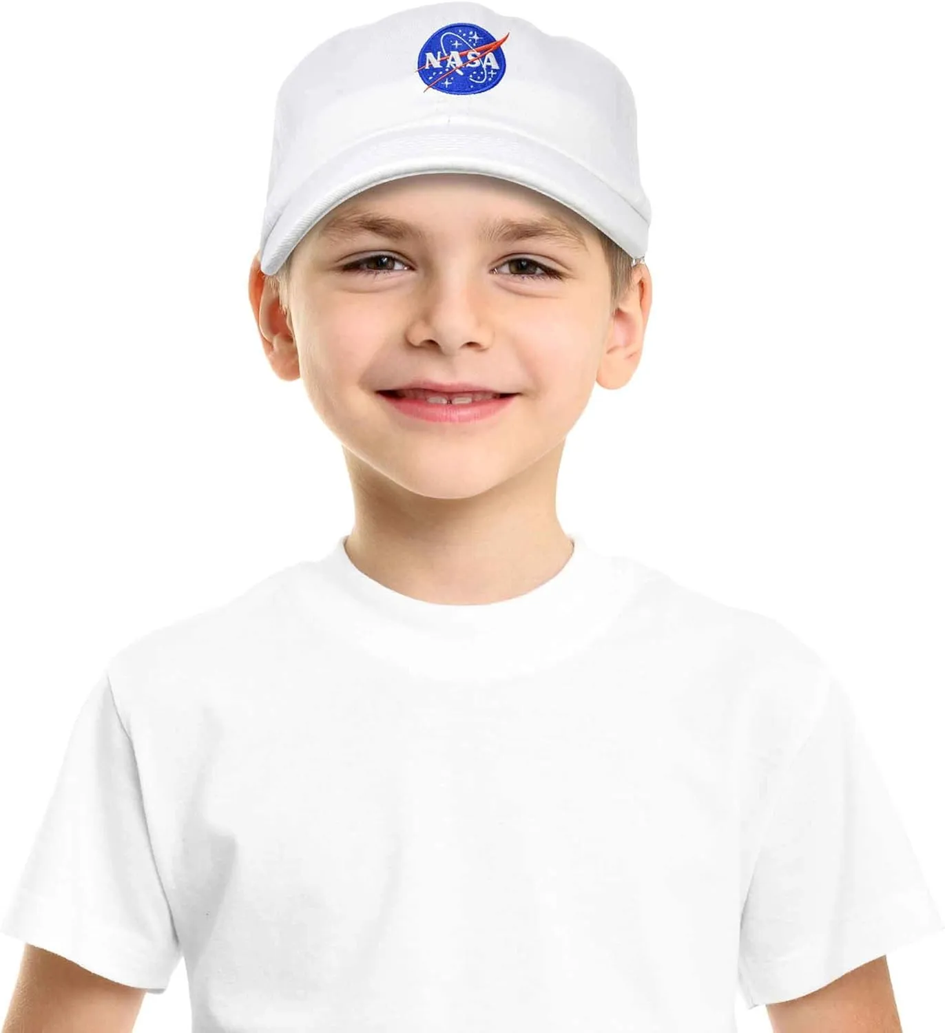 DALIX NASA Meatball Insignia Worm Logo Kids Hat Baseball Cap Girls Boys