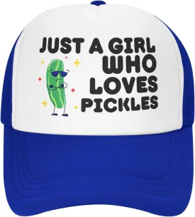 Funny Pickle Trucker Hat Unisex Adult Hats Adjustable Cap for Men and Women Classic Fishing Caps