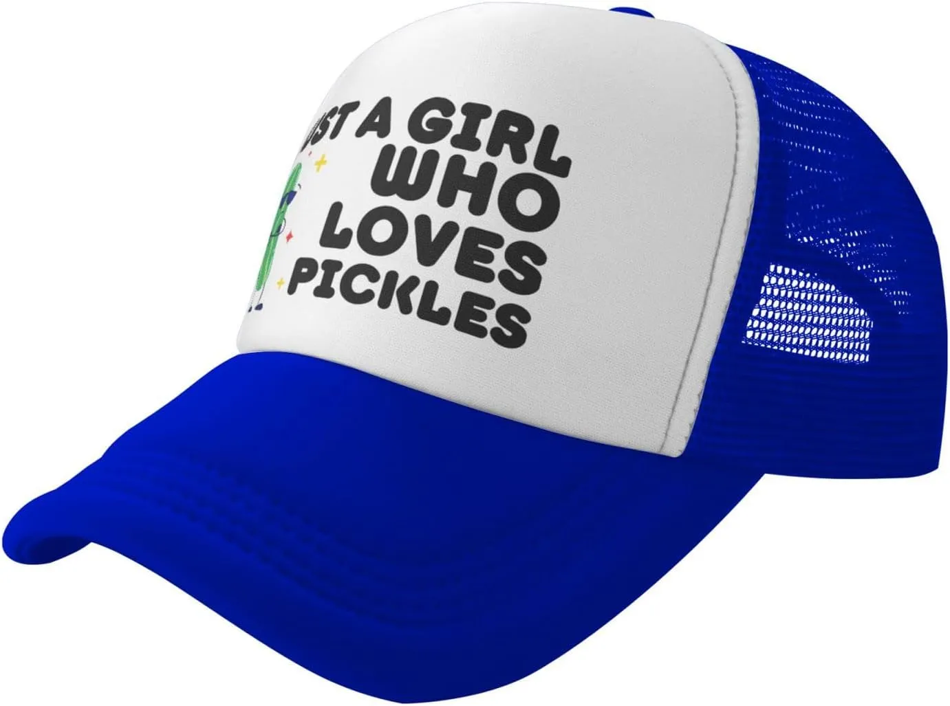 Funny Pickle Trucker Hat Unisex Adult Hats Adjustable Cap for Men and Women Classic Fishing Caps