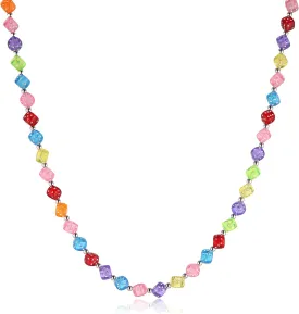 HZMAN 20 Inch Dice Beaded Chain Necklace for Men Stainless Steel Chain Party Bar Necklace Jewelry Gift