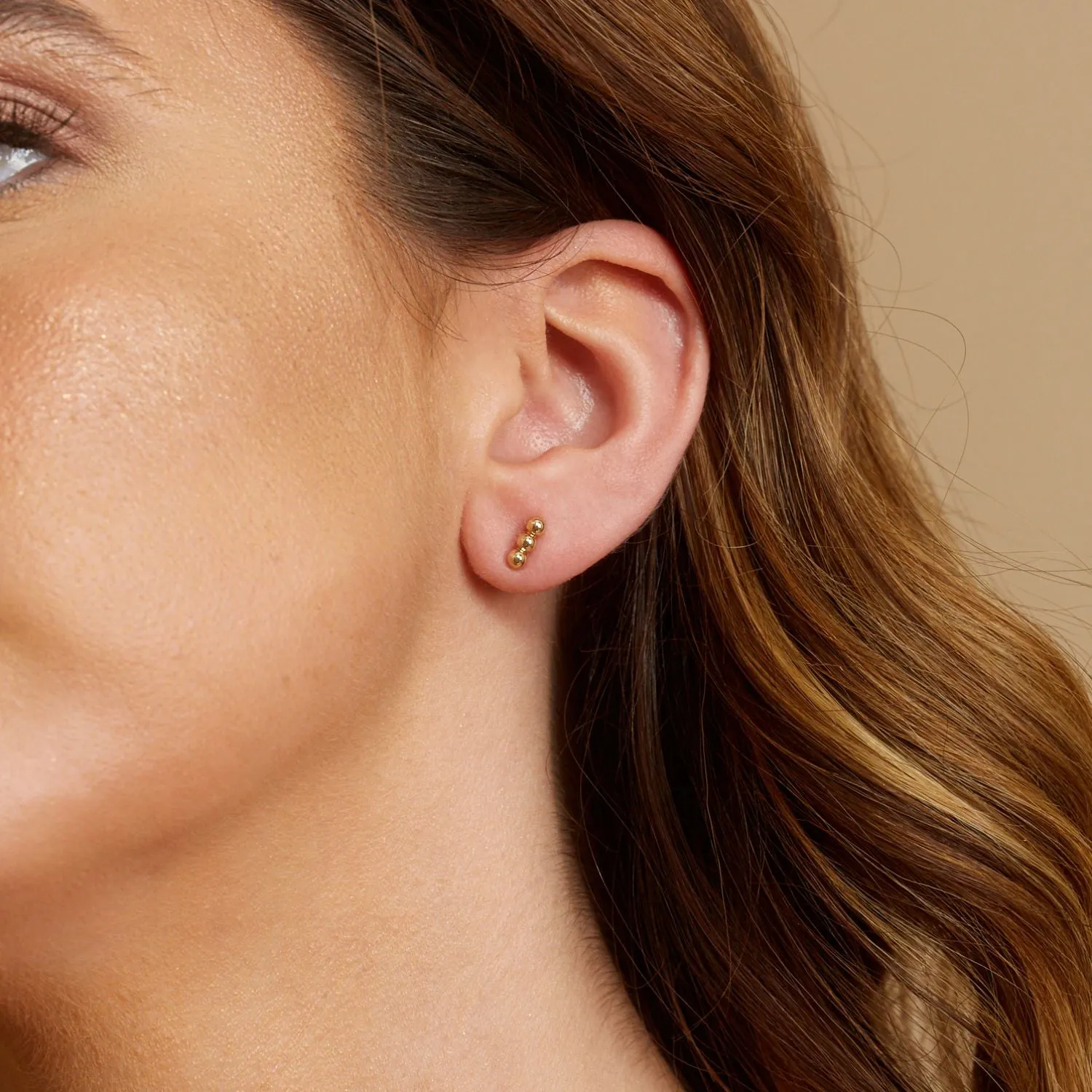 Kids Trio Ball Earrings