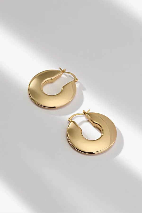 Lennon Earrings :: Gold