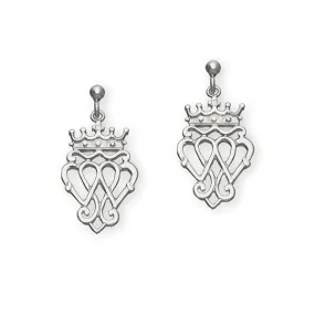 Luckenbooth Silver Earrings E182