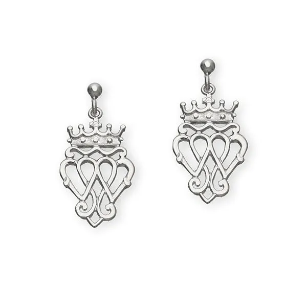 Luckenbooth Silver Earrings E182