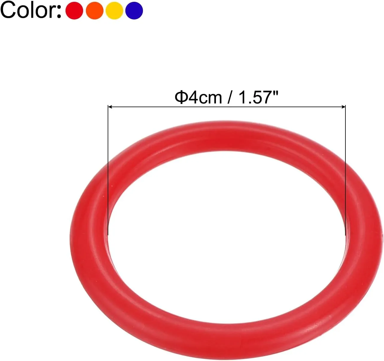 PATIKIL Carnival Ring-Toss Rings Set Plastic Hoops for Outdoor Party Favor Game Booth