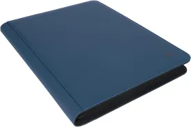 Rayvol Premium 16-Pocket 1000 Card Binder, Ringless Trading Card Album Folder - Side Loading Black Page Pocket Binder for TCG -Midnight Blue