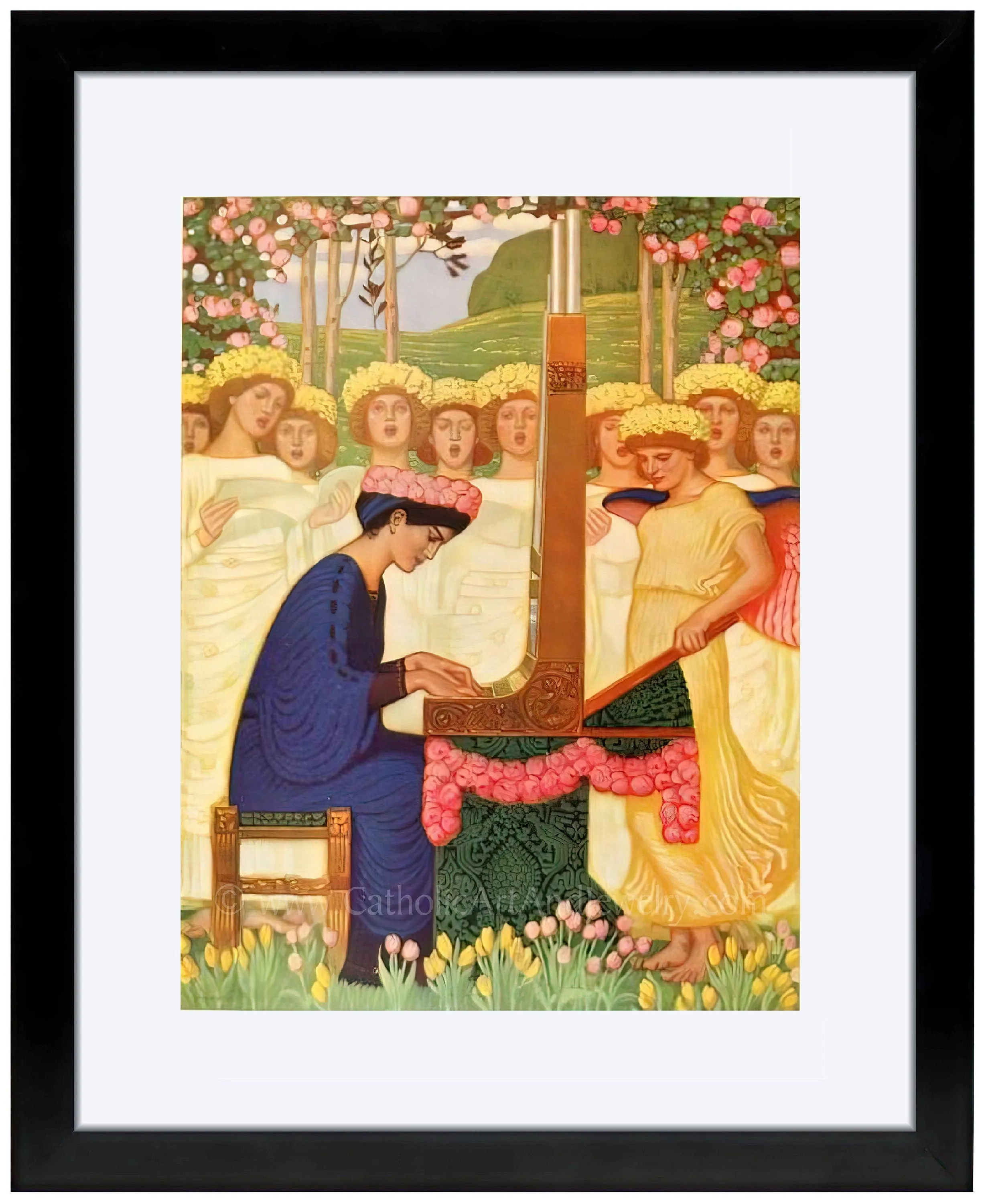 St. Cecilia – 3 sizes – by Franz Kunz – Saints Mentioned in Mass – Catholic Gift – Confirmation Gift