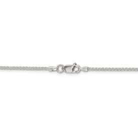 Sterling Silver 1.50mm Round Spiga Chain
