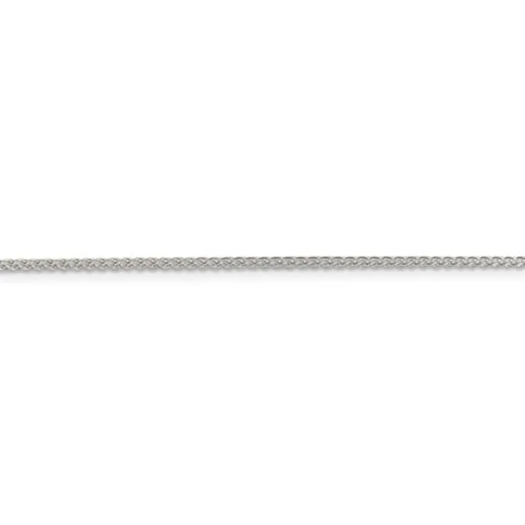 Sterling Silver 1.50mm Round Spiga Chain