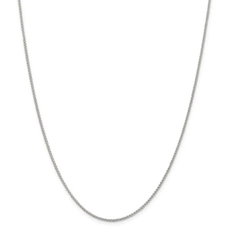 Sterling Silver 1.50mm Round Spiga Chain