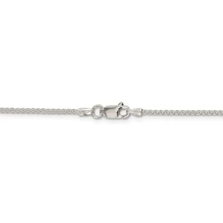 Sterling Silver 1.50mm Round Spiga Chain