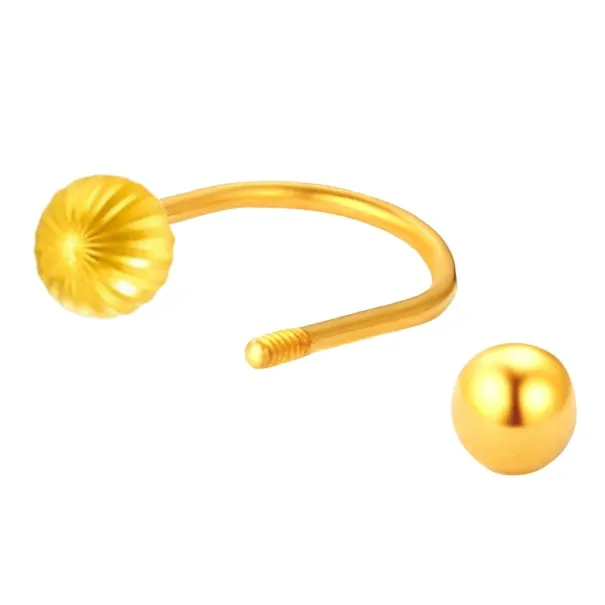 TAKA Jewellery 999 Pure Gold 5G Earrings