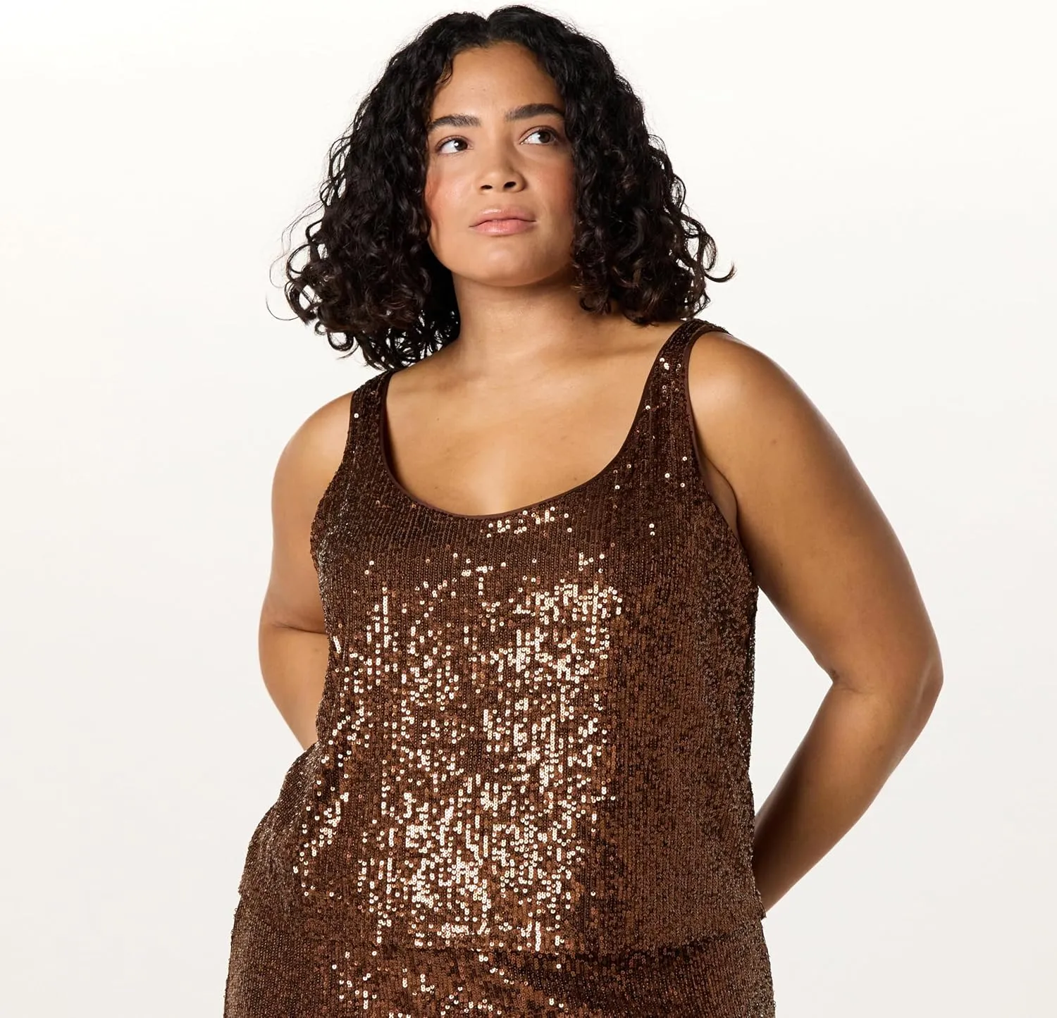 The Drop Women's Risa Sequin Cami