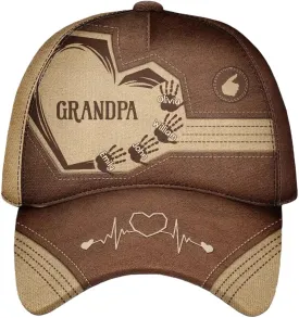 WANDER PRINTS Custom for Grandpa Dad - Personalized Classic Cap