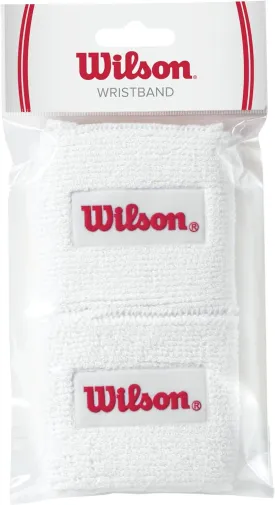 WILSON Wristbands, White