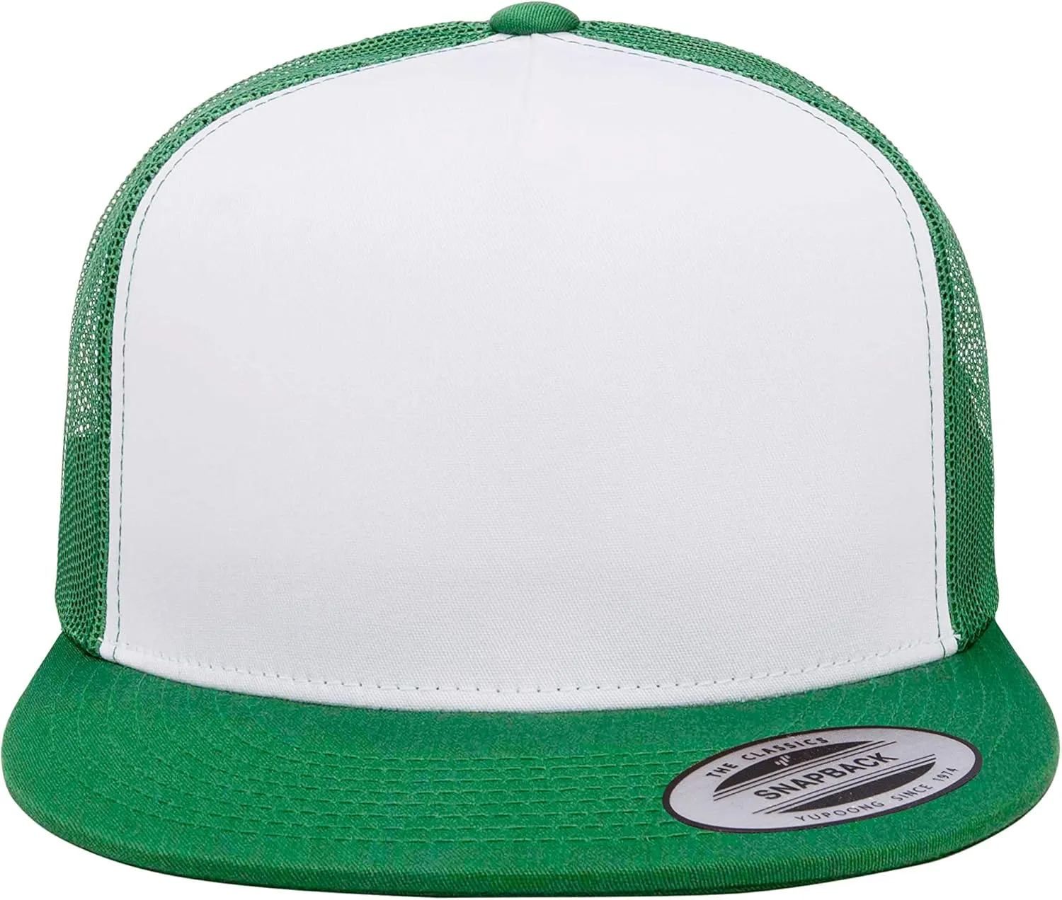 Yupoong Men's Yp Classic Trucker Cap-White Front